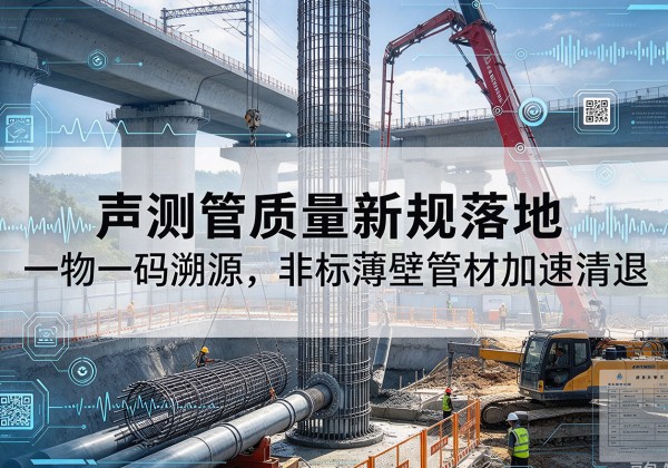 通化声测管质量新规落地，一物一码溯源，非标薄壁管材加速清退