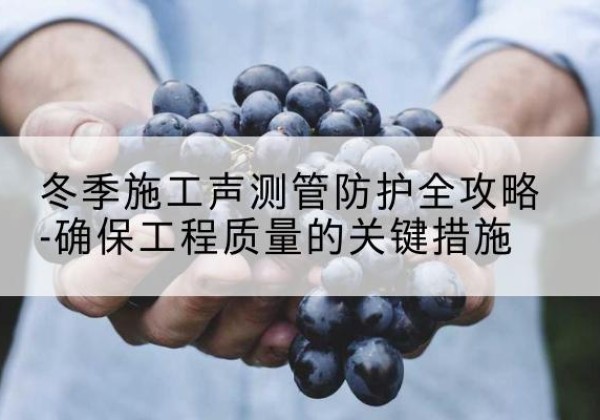 通化冬季施工声测管有哪些防护要点？-冬季施工声测管防护全攻略-确保工程质量的关键措施